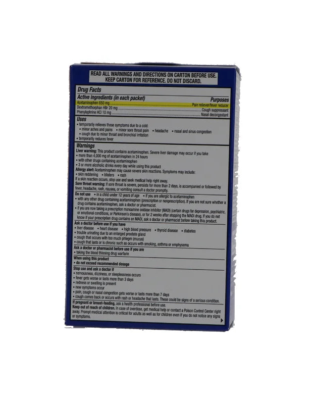 Theraflu Daytime Berry W / menthol - (Pack of 6) image 0