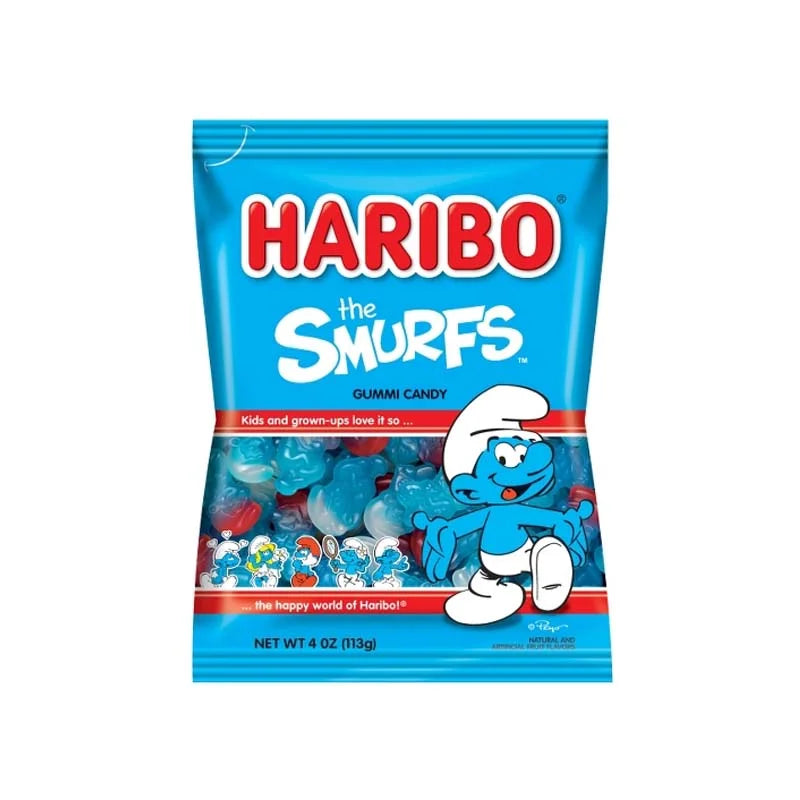 Haribo Gummies the Smurfs 12 Count - 4 oz image 0