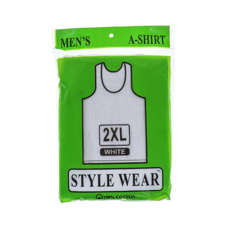 Muscle Shirt - White 2 XL - 1 Count Only image 0