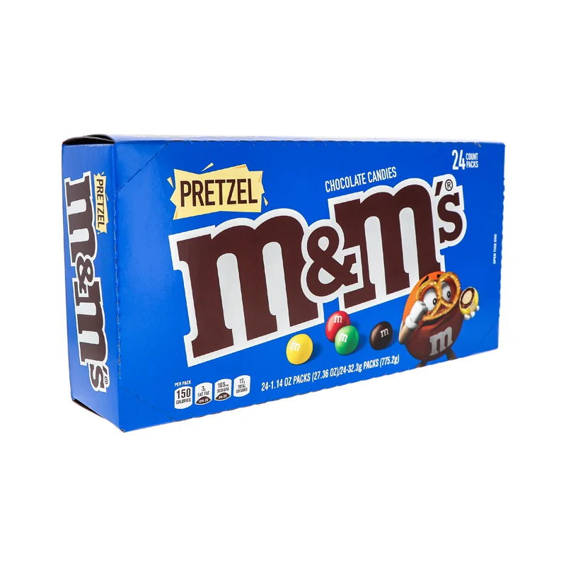 M&M's Pretzel Chocolate Candies 24 Count - 1.14 oz image 1