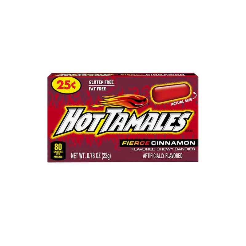 Hot Tamales 25C Fierce Cinnamon 24 Count - 0.78 oz image 0