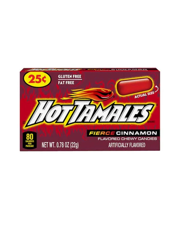 Hot Tamales 25C Fierce Cinnamon 24 Count - 0.78 oz image 0