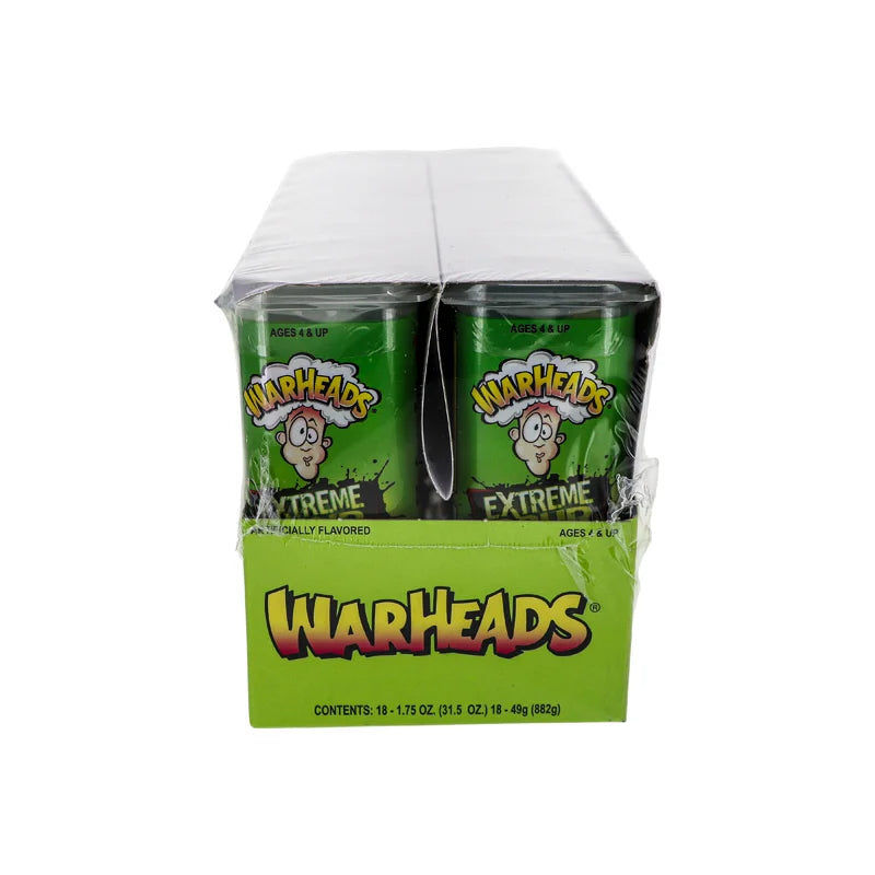 Warheads Extreme Sour Mini Size 18 Count - 1.75 oz image 1