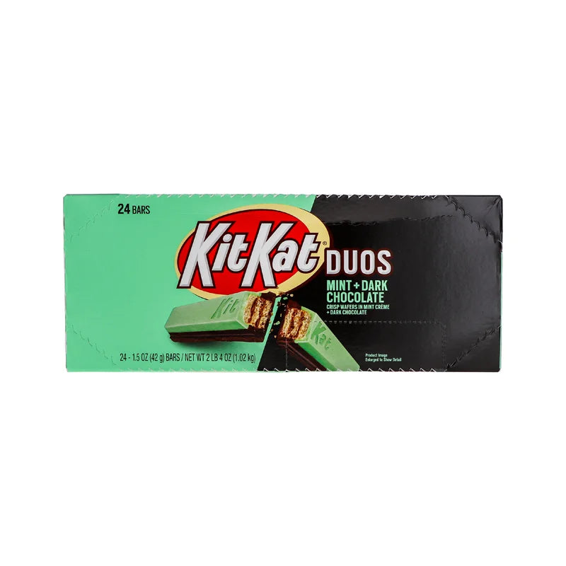 Kit Kat Duos Mint & Dark Chocolate Wafers 24 Count - 1.5 oz image 0