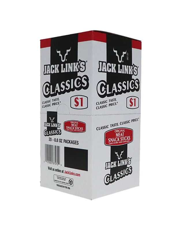 Jack Link Snack Stick Classic Original - PP $1.00 20 Count - 0.8 oz image 0