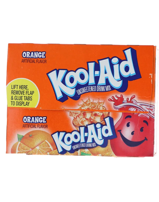 Kool-Aid Orange Unsweetened Soft Drink Mix 48 Count - 0.13 oz image 0