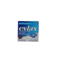 Ex-Lax Chocolate Stimulant Laxative Relief 24 Count image 0