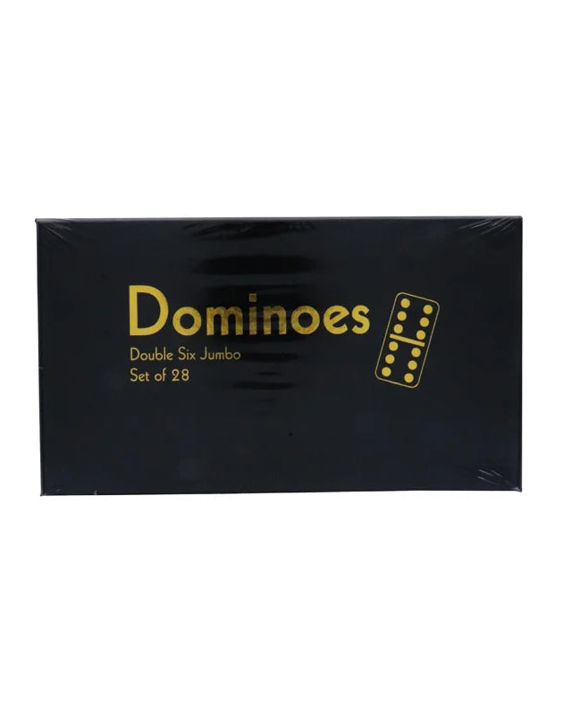 Dominoes Double Six Jumbo Set of 28 White - 1 Count Only image 0