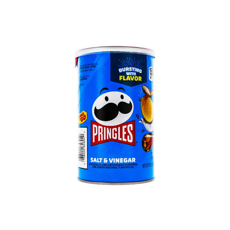 Pringles Grab & Go Salt & Vinegar Potato Crisps - Medium 2.5 oz image 0