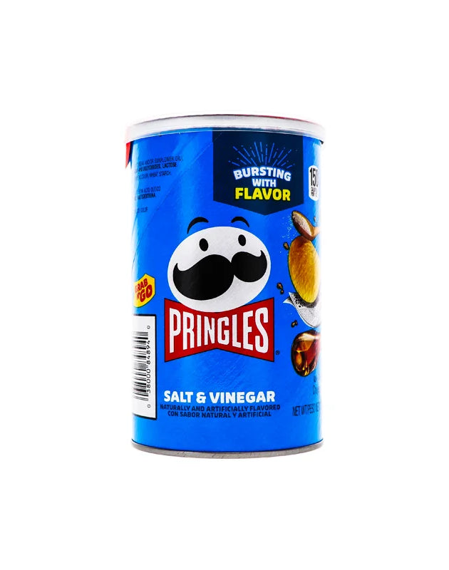 Pringles Grab & Go Salt & Vinegar Potato Crisps - Medium 2.5 oz image 0