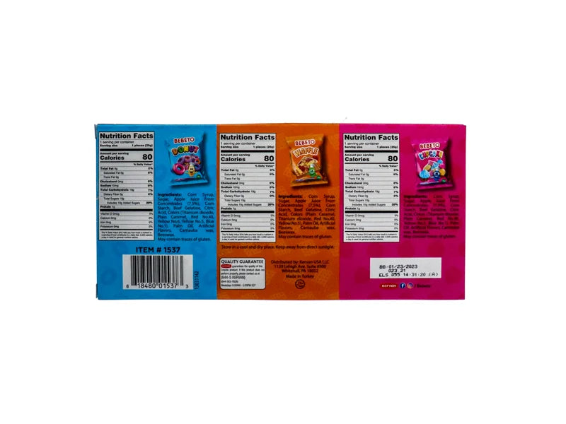 Bebeto Novelty Gummy Dessert Mix 8 Count - 2.7 oz image 1