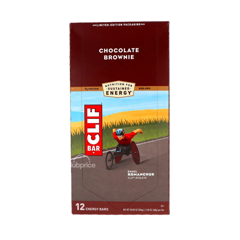 CLIF Energy Bar Chocolate Brownie 12 Count - 2.4 oz image 0