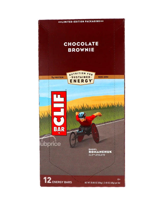 CLIF Energy Bar Chocolate Brownie 12 Count - 2.4 oz image 0
