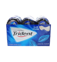 Trident Sugar Free Gum, Original - Bottle 6 Count - 50 Pieces image 0