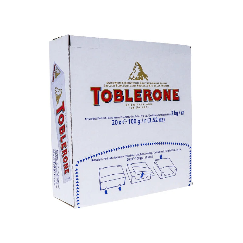 Toblerone White Chocolate XL Bar (20 Count) - 3.52 oz image 1