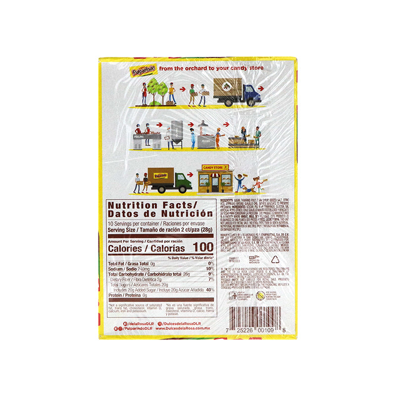 Pulparindo Original Bar 20 Count - 0.5 oz image 2