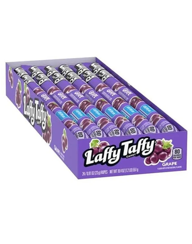 Laffy Taffy Rope Grape Chewy Candy 24 Count - 0.81 oz image 0