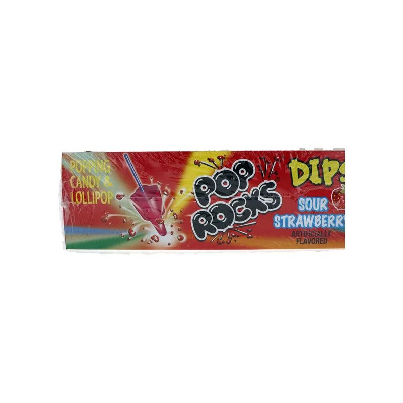 Pop Rocks Dips, Sour Strawberry 18 Count - 0.63 oz image 0