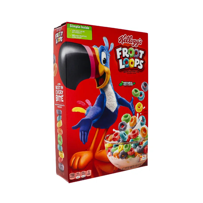 Kellogg's Froot Loops, Breakfast Cereal - Box 10.1 oz image 1