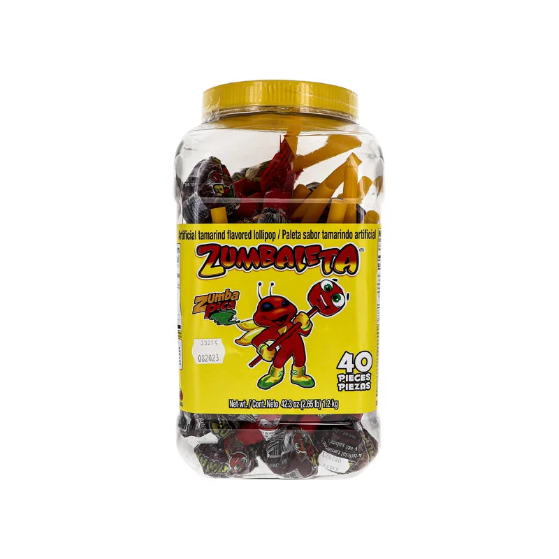 Zumbaleta, Tamarind Pop 40 Count - 1.06 oz image 0