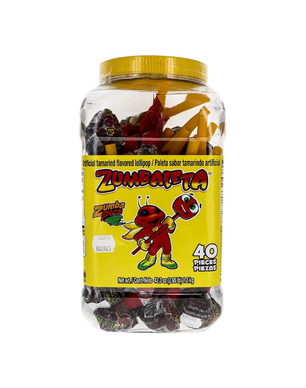Zumbaleta, Tamarind Pop 40 Count - 1.06 oz image 0