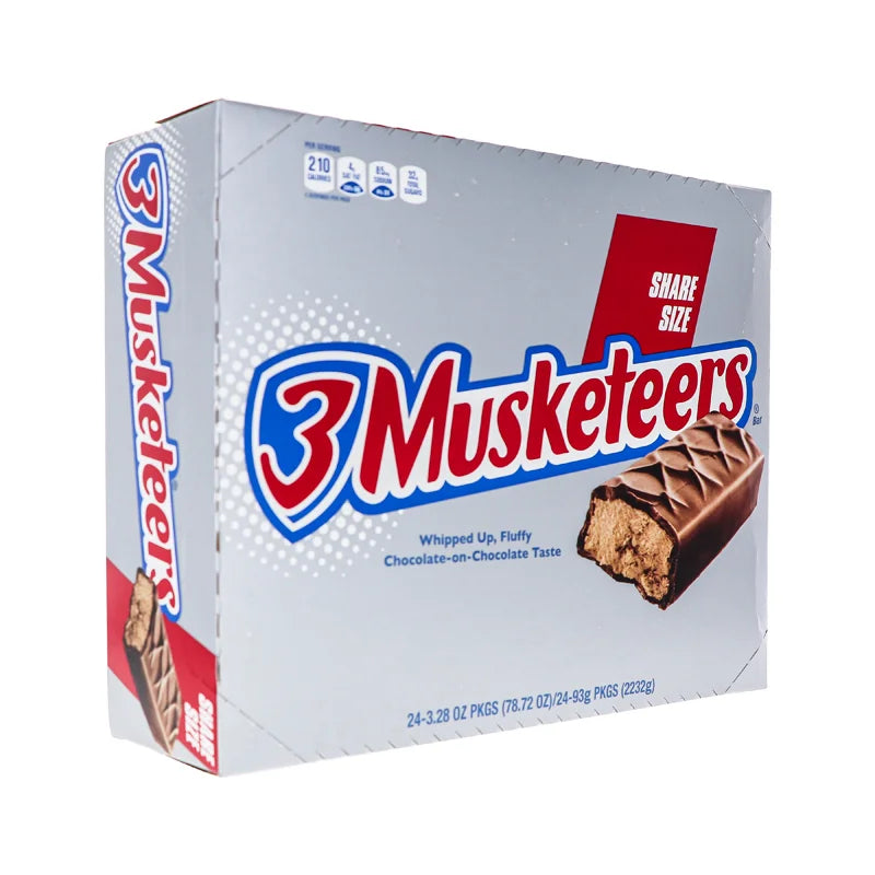 3 Musketeers King Size Chocolate 24/3.28Oz image 1