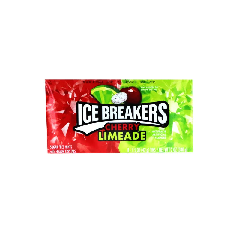 Ice Breakers Cherry Limeade Mints Can 8 Count - 1.5 oz image 0