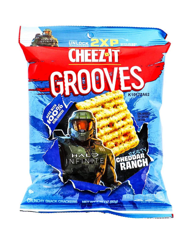 Cheez-It Grooves Zesty Cheddar Ranch Crackers 6 Count - 3.25 oz image 0