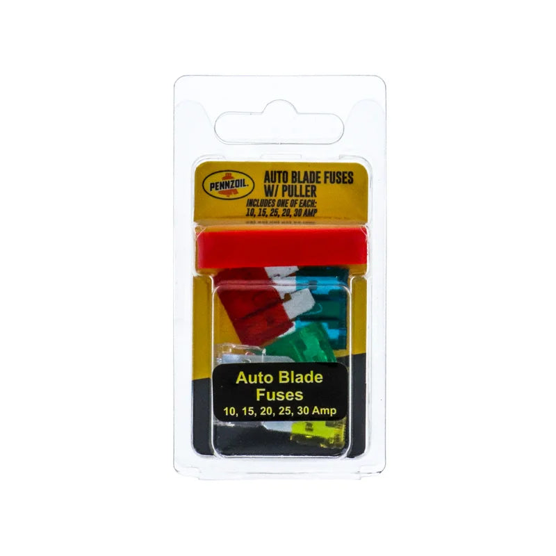 Pennzoil Auto Blade Fuses Miniature With Puller - (Pack of 5) image 0