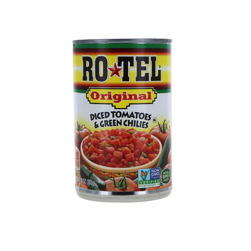 Rotel Original Diced Tomatoes and Green Chilies Can - 10 oz image 0