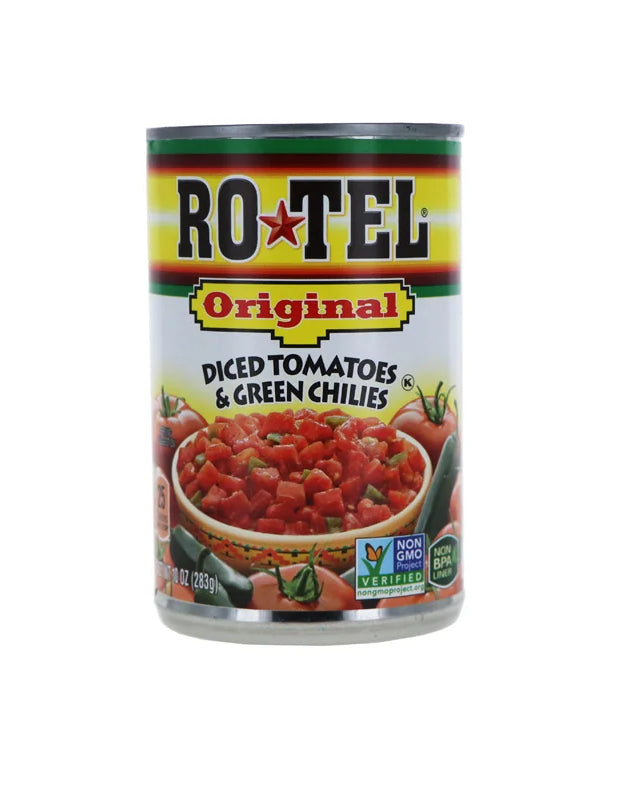 Rotel Original Diced Tomatoes and Green Chilies Can - 10 oz image 0