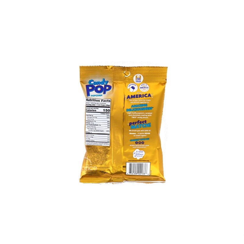 Candy Pop Popcorn Twix (Pack of 8) - 1 oz image 2