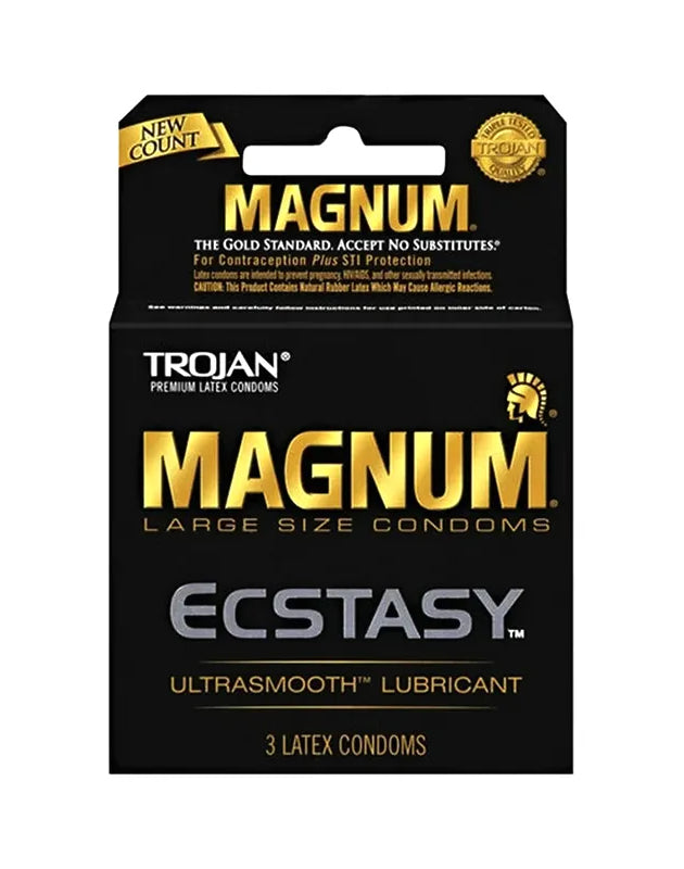 Trojan Magnum Ecstasy 6 Count - (Pack of - 3) image 0