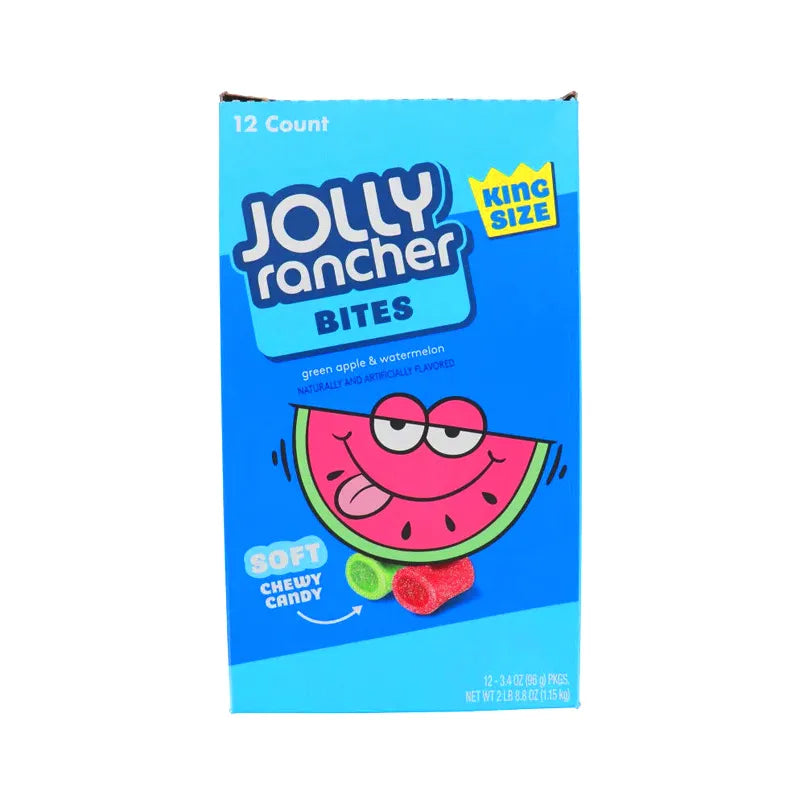 Jolly Rancher King Size Bites Original Candy 12 Count - 3.4 oz image 0