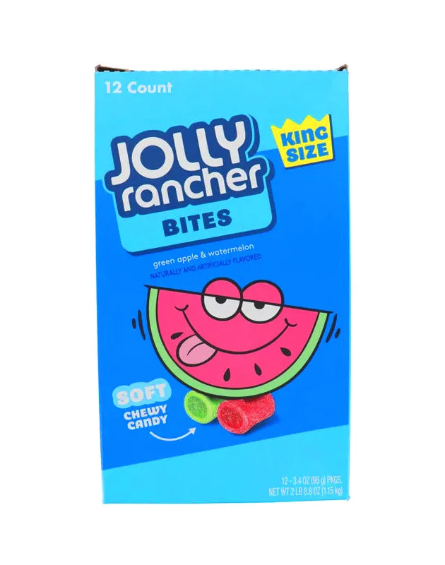 Jolly Rancher King Size Bites Original Candy 12 Count - 3.4 oz image 0