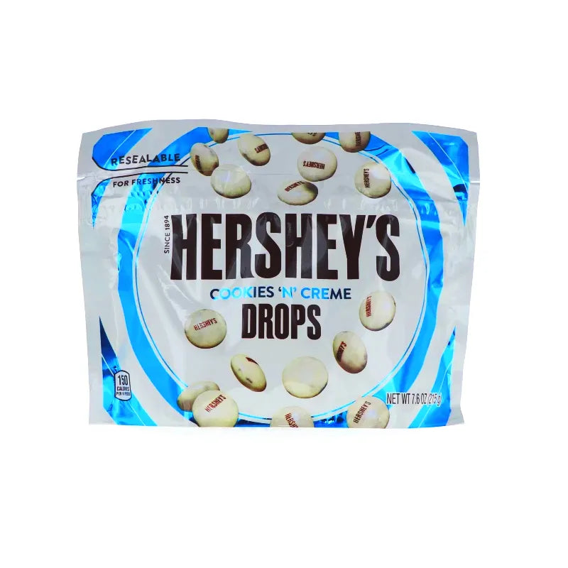 Hershey's Cookies 'n' Creme Drops Pouch 7.6 oz image 0