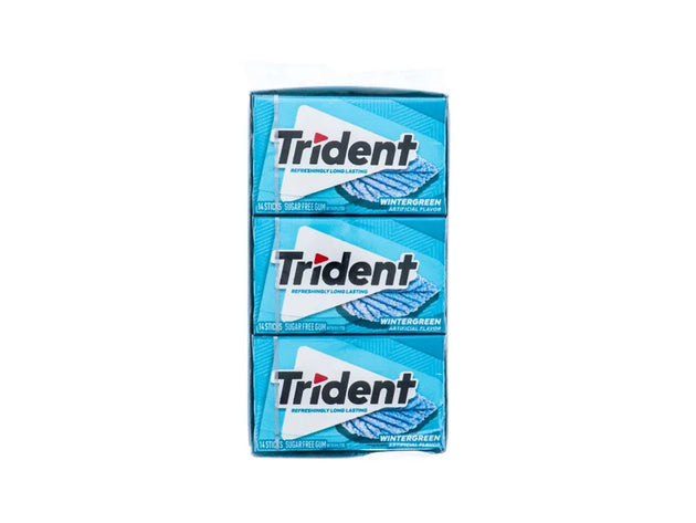 Trident Value Pack Wintergreen 12 Count - 14 Pieces image 0