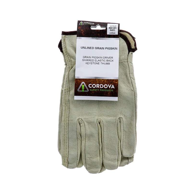Pigskin Leather Drivers Gloves Large - 1 Count Only image 0
