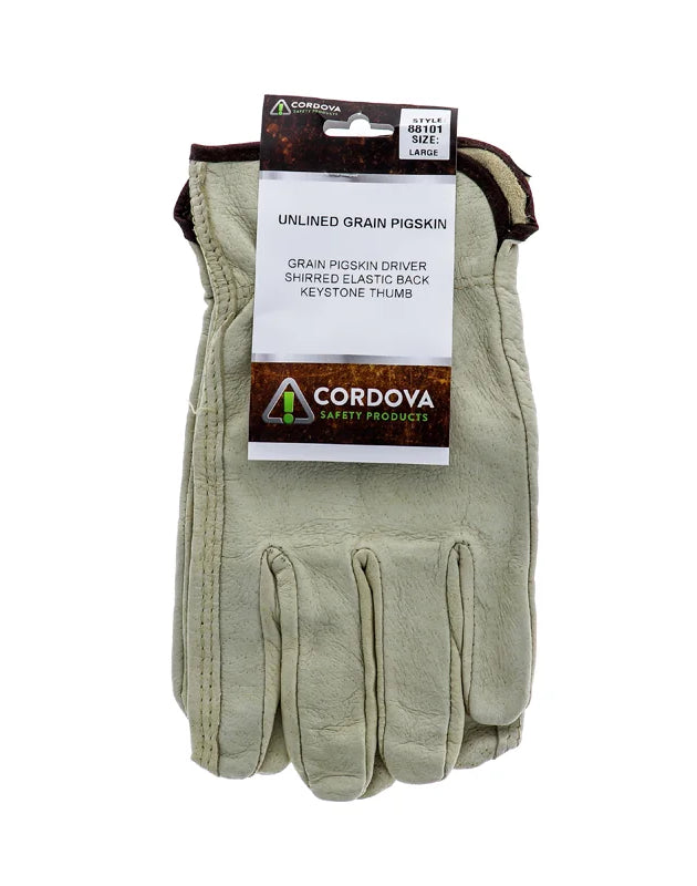 Pigskin Leather Drivers Gloves Large - 1 Count Only image 0