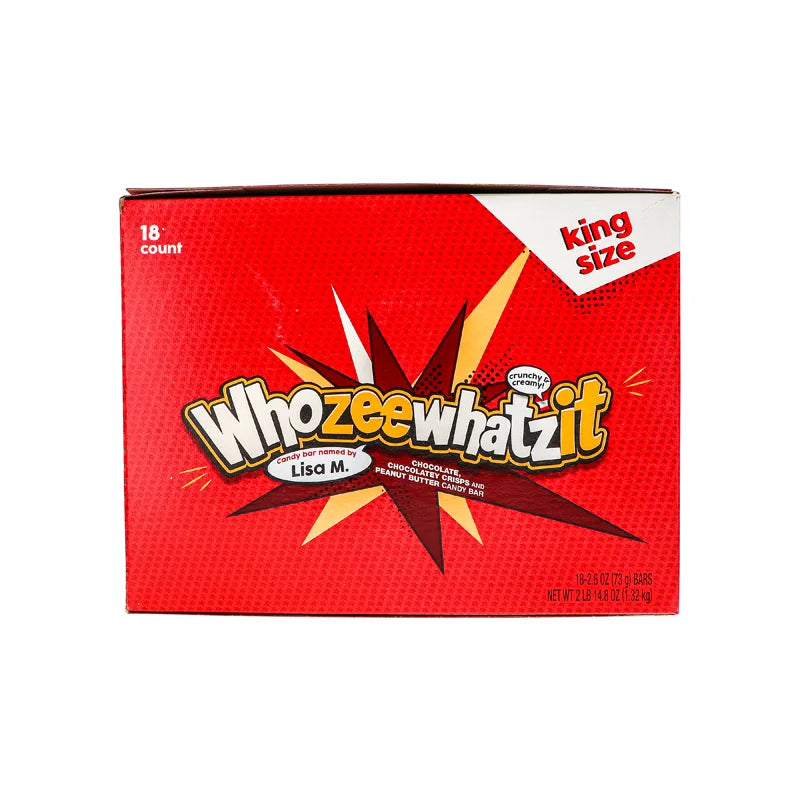 HERSHEY WHOZEEWHATZIT Chocolate King Size Candy Bar (18 Count) - 2.6 oz image 0