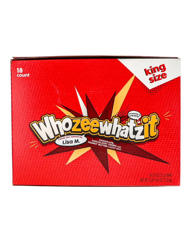 HERSHEY WHOZEEWHATZIT Chocolate King Size Candy Bar (18 Count) - 2.6 oz image 0