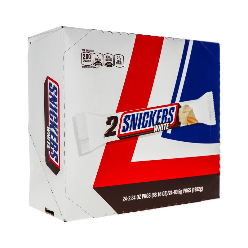 Snickers White Chocolate King Size Candy Bar (24 Count) - 2.84 oz image 1
