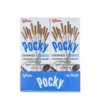 Glico Pocky Cookies & Cream Covered Biscuit Stick 10 Count - 1.41 oz image 0