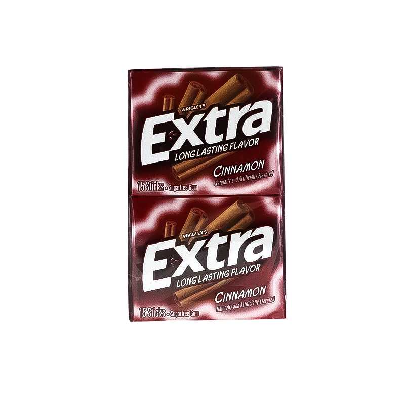 Wrigley Extra Cinnamon Sugarfree Gum 10 Count - 15 stk image 0