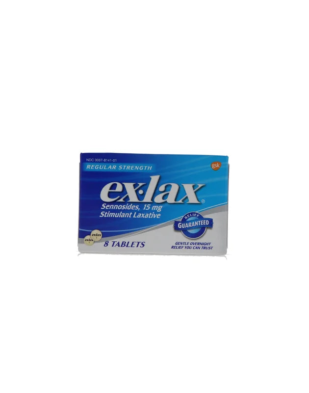 Ex-Lax Stimulant Laxative Pills - (Pack of 8) image 0
