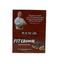 Fit Crunch Protein Bar, Chocolate Chip Cookie Dough 12 Count- 3.10 oz image 0