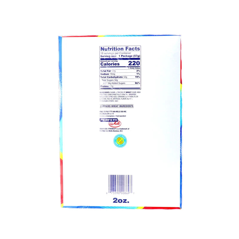 Airheads Xtremes Std Blue Raspberry Belts 18 Count - 2 oz image 2