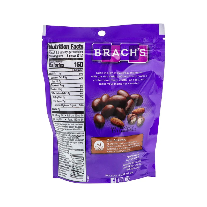 Brachs Peg Bag Almond Supremes 8 Count - 5 oz image 2
