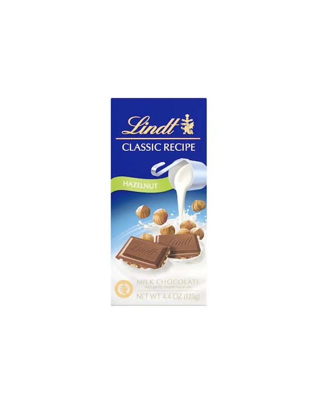 Lindt Tablet Bar Milk Chocolate Hazelnut - 4.4 oz image 0