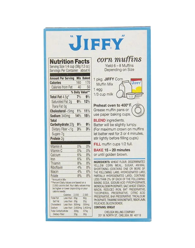 Jiffy Corn Muffin Mix Original 8.5 oz image 0